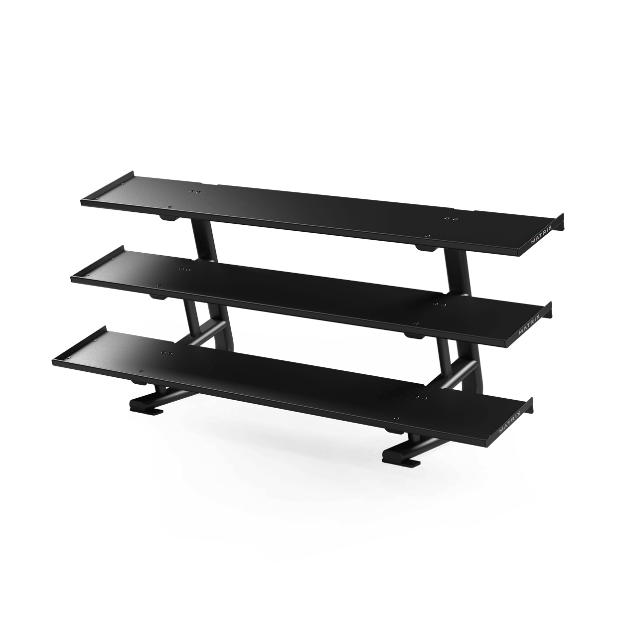 Magnum 3-tier Flat-tray Dumbbell Rack