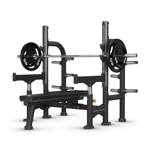 Olympic Flat Bench w/Safety Arms