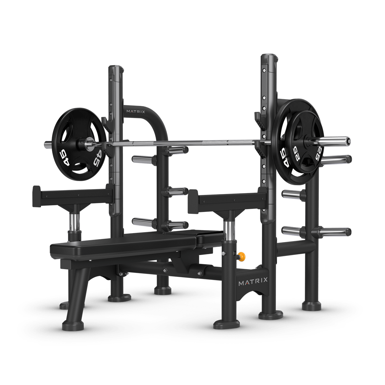 Olympic Flat Bench w/Safety Arms